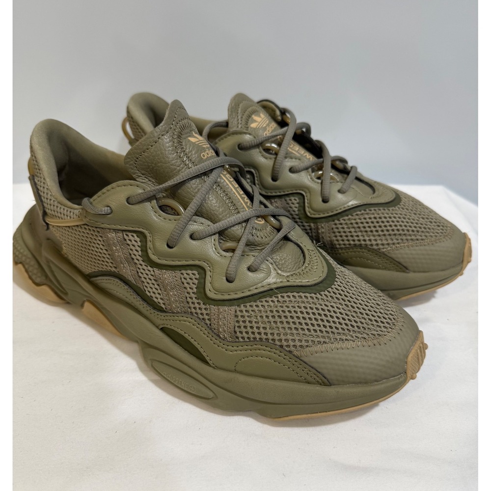 Adidas Ozweego Olive Green Gum Sole Mens Sneakers GY3157 Size 9.5